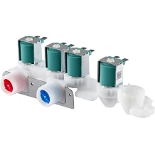 WH23X29538 Washer Water Inlet Valve Compatible with GE Washer, Replacement Part 33090201 4977241 AP6990115 PS16217225 EAP16217225 0024000126GB C-163/21-A13