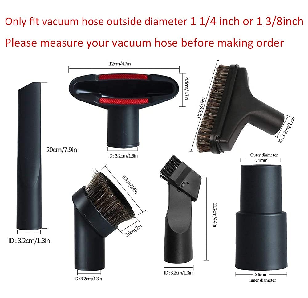 Amazon.co.jp: 掃除機アタッチメント 交換用 1 1/4インチ & 1 3/8