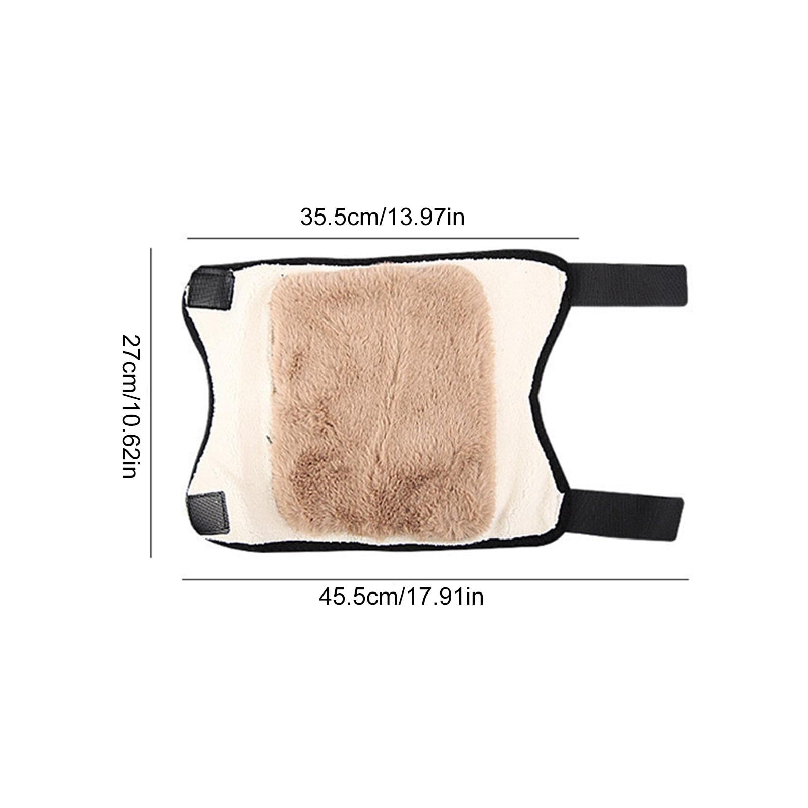 Genouillère Thermique Réglable Avec Doublure Polaire - Confort Et Soutien Pour L'hiver, Sports Et Quotidien