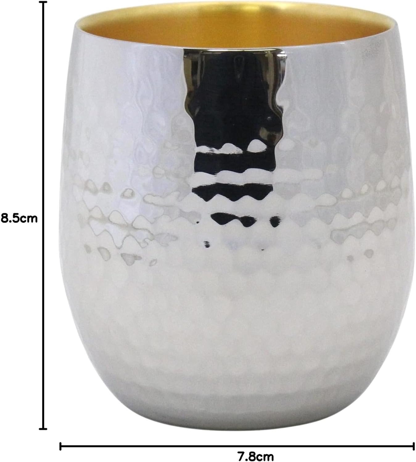 Asahi TSUBAME SUSCUP Double Locking Cup Gold Plated Inside 250ml Gift Package Specifications