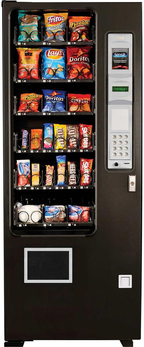 AMS Glass Front Snack Vending Machines Slim Gem Brand New (MADE IN AMERICA)