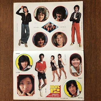 山口百恵、郷ひろみ、西城秀樹、野口五郎　実物大手形とサインと名前の印のポスター Amazon.co.jp: 山口百恵 桜田淳子 郷ひろみ 西城秀樹 野口五郎