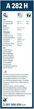 Bosch Arka Cam Sileceği - [280 mm] MERCEDES-BENZ Serie GLB (2019-2021) [247] #A282H