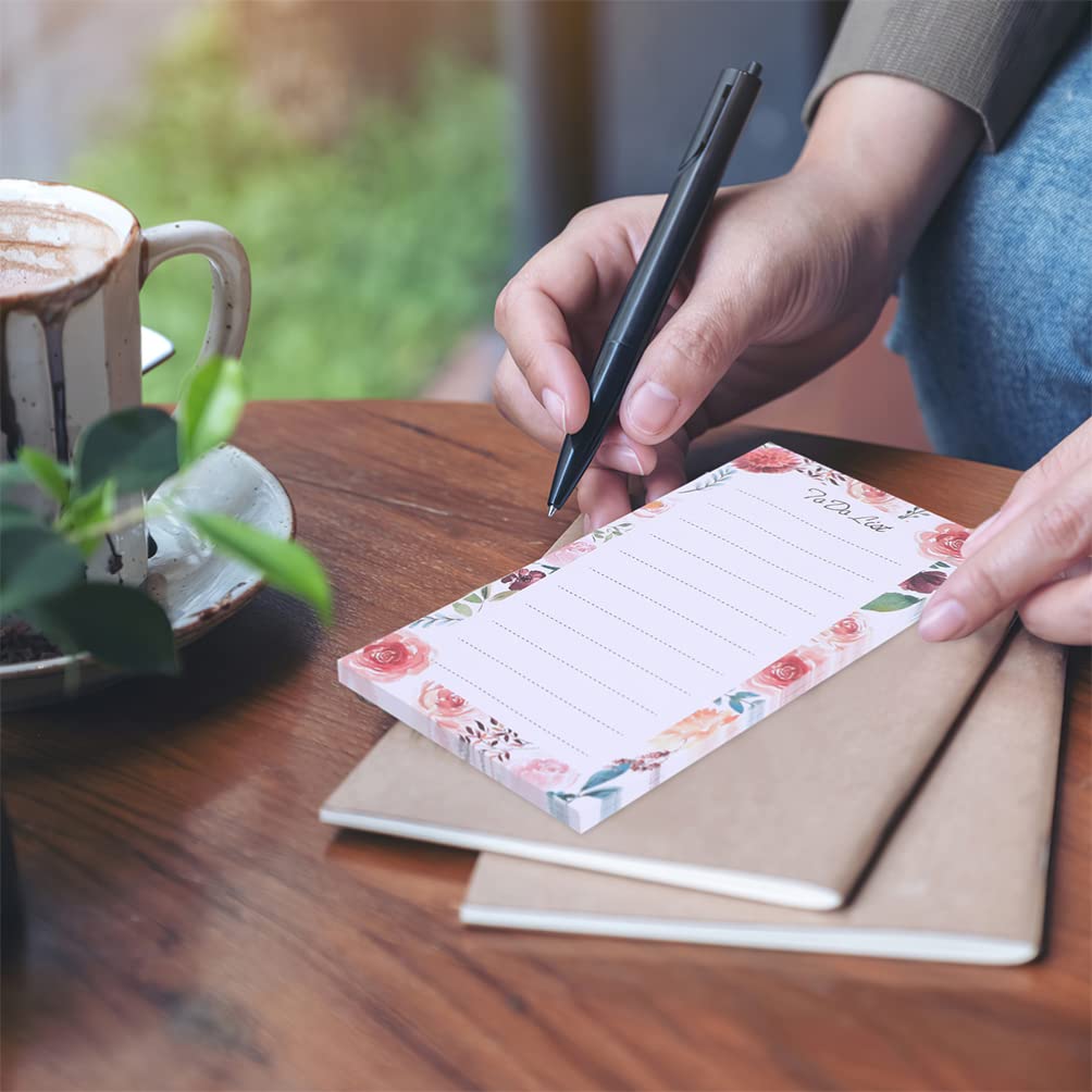 STOBOK Notatnik 5 Sztuk Notatników Magnetycznych Lodówka Tablica Tygodniowe Menu Planer Posiłków Lista Zakupów Spożywczych Tablica Do Wymazywania Sucho Do Lodówki Kuchennej Notatniki
