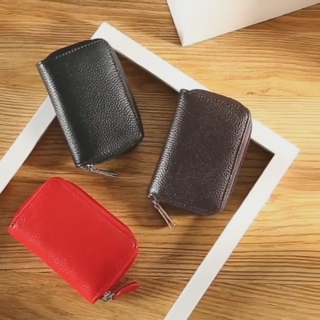 Portachiavi In Pelle ISuperb - Organizer Con 6 Clip E Taschene Interno - Foto 5