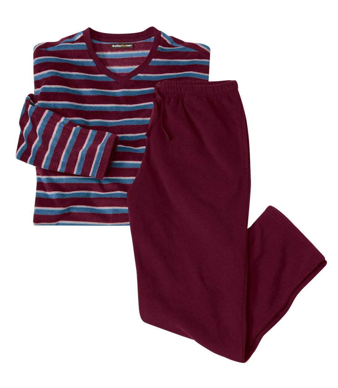 ATLAS FOR MEN - Striped Microfleece Pyjamas - L
