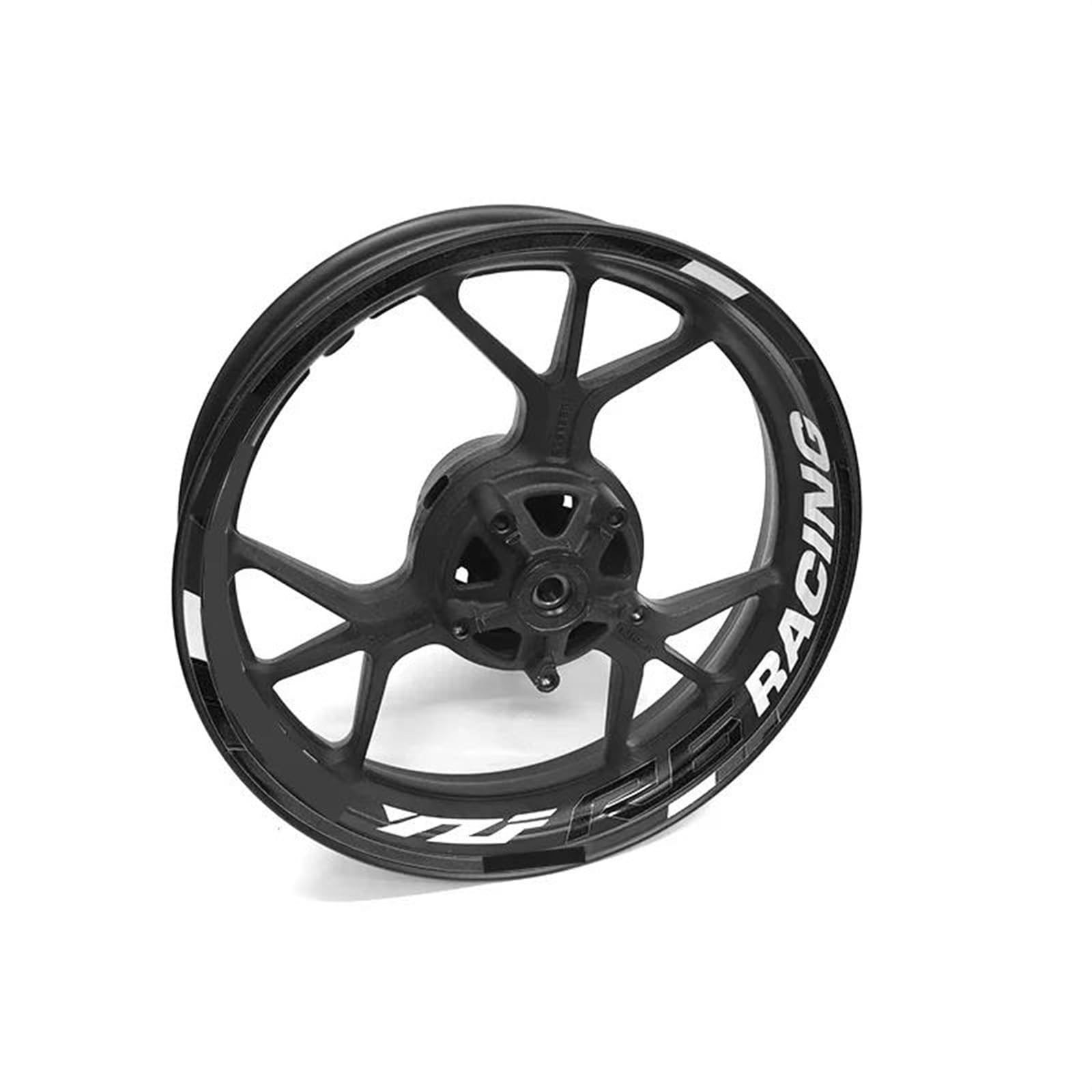 Stickers Motorcycle Wheel Stickers Night Reflective Decorative Rim for Yamaha R6 YZFR6 YZF-R6(Style 7)