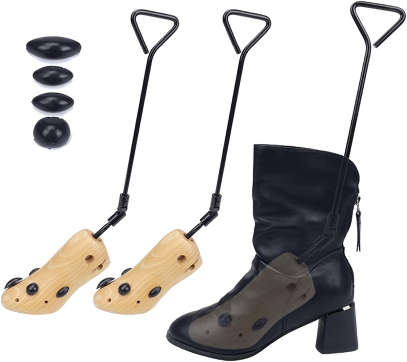 LÜZHONG Wood Shoe Stretcher Shoe Widener - Adjustable Shoe Expander Pine Wood Expanders for Men and Women : Clothing, Shoes & Jewelry