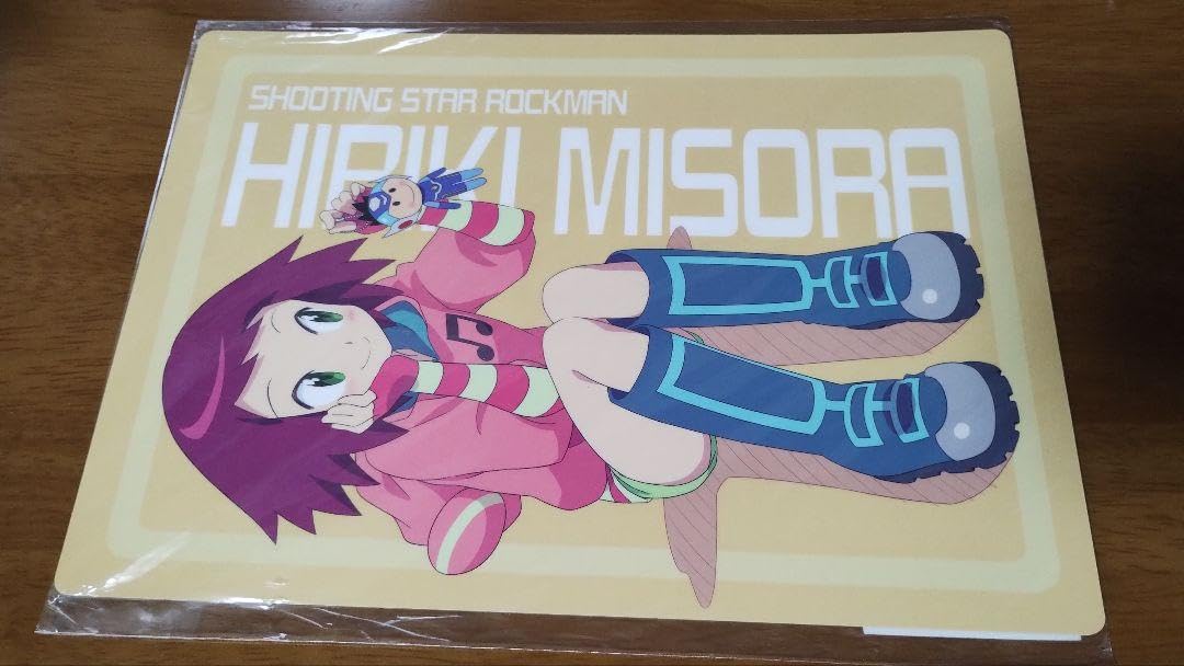 Amazon.co.jp: レア 流星のロックマン ミソラ白銀ルナ 下敷き : おもちゃ