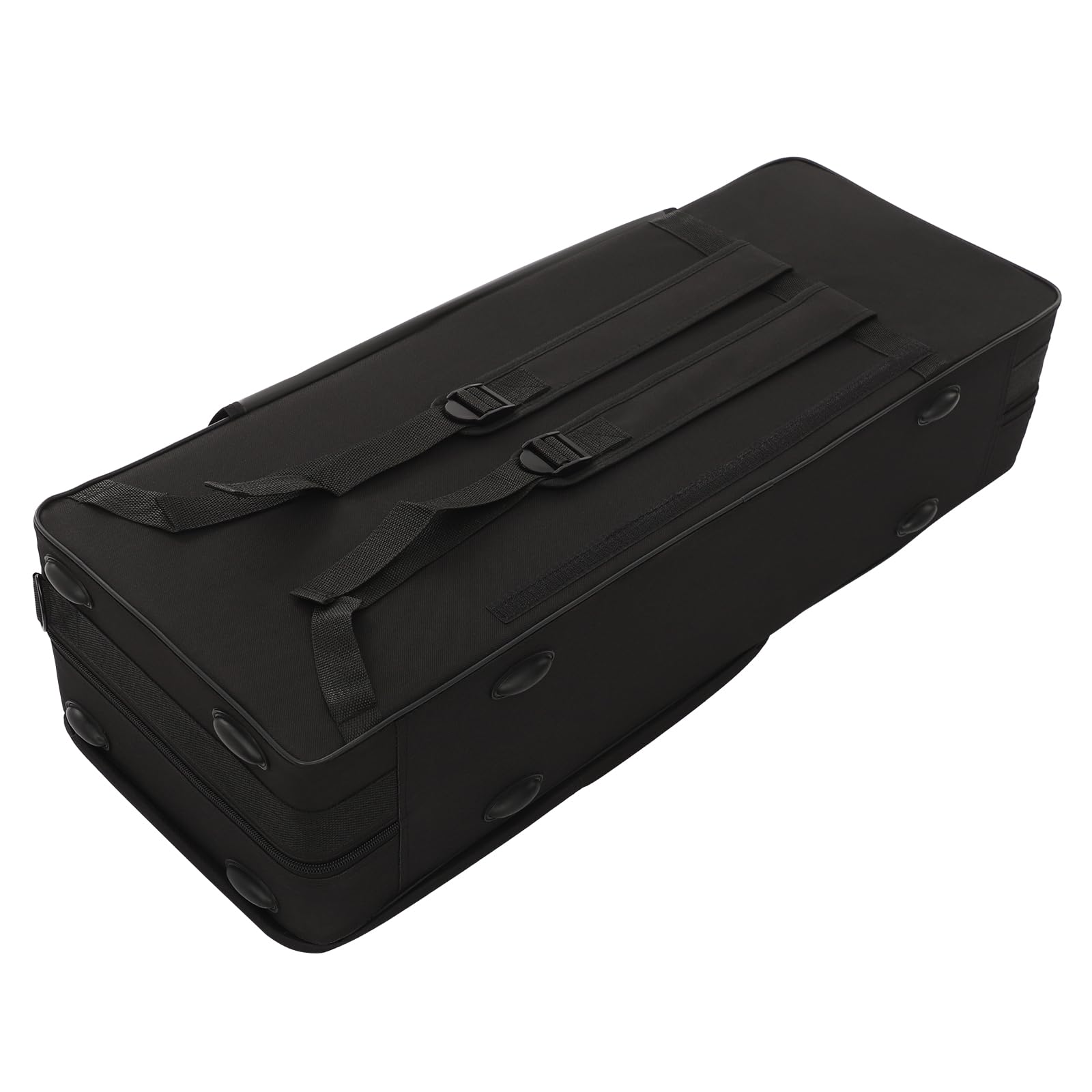 Étui Saxophone Ténor en Toile Nylon, Housse de Transport avec Mousse Antichoc, Bandoulière, Poignée et Bretelles Sac à Dos, 31×21×82 cm, Pour Pratique, Concerts et Voyages