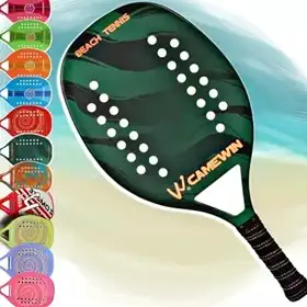 Kit 2 Raquetes de Beach Tennis Alta Performance em Fibra de Carbono com Capas Protetoras