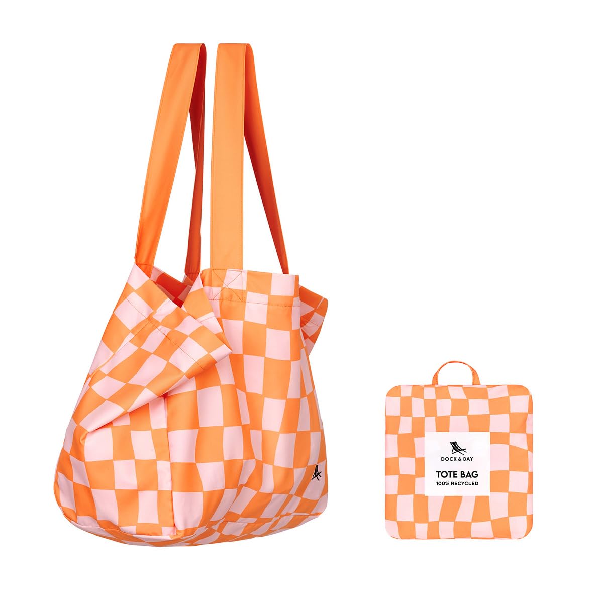 Everyday Beach Tote Bag - Reusable Carrier Bag for Daily Use - Carries Up to 10kg - 100% Recycled Materials