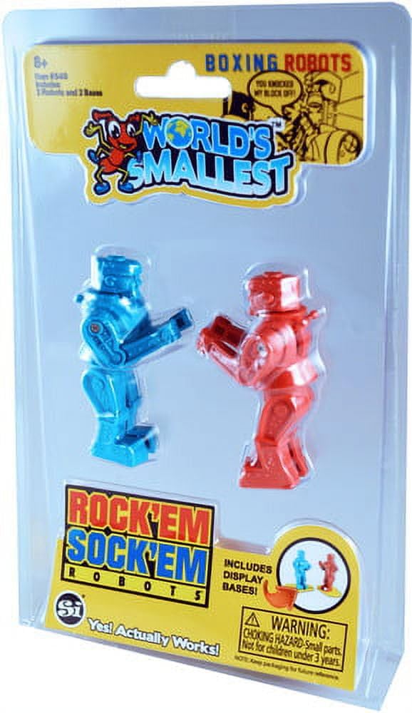Worlds Smallest Rock 'Em Sock 'Em Robots