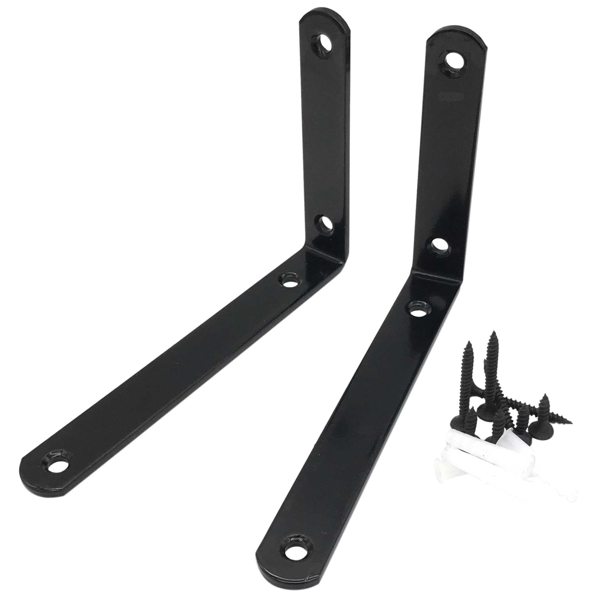 アンティーク　アイアン　L字ブラケット(A)　2個セット Amazon | MASOUDI TRADING棚受け 金具 13㎝【2個セット