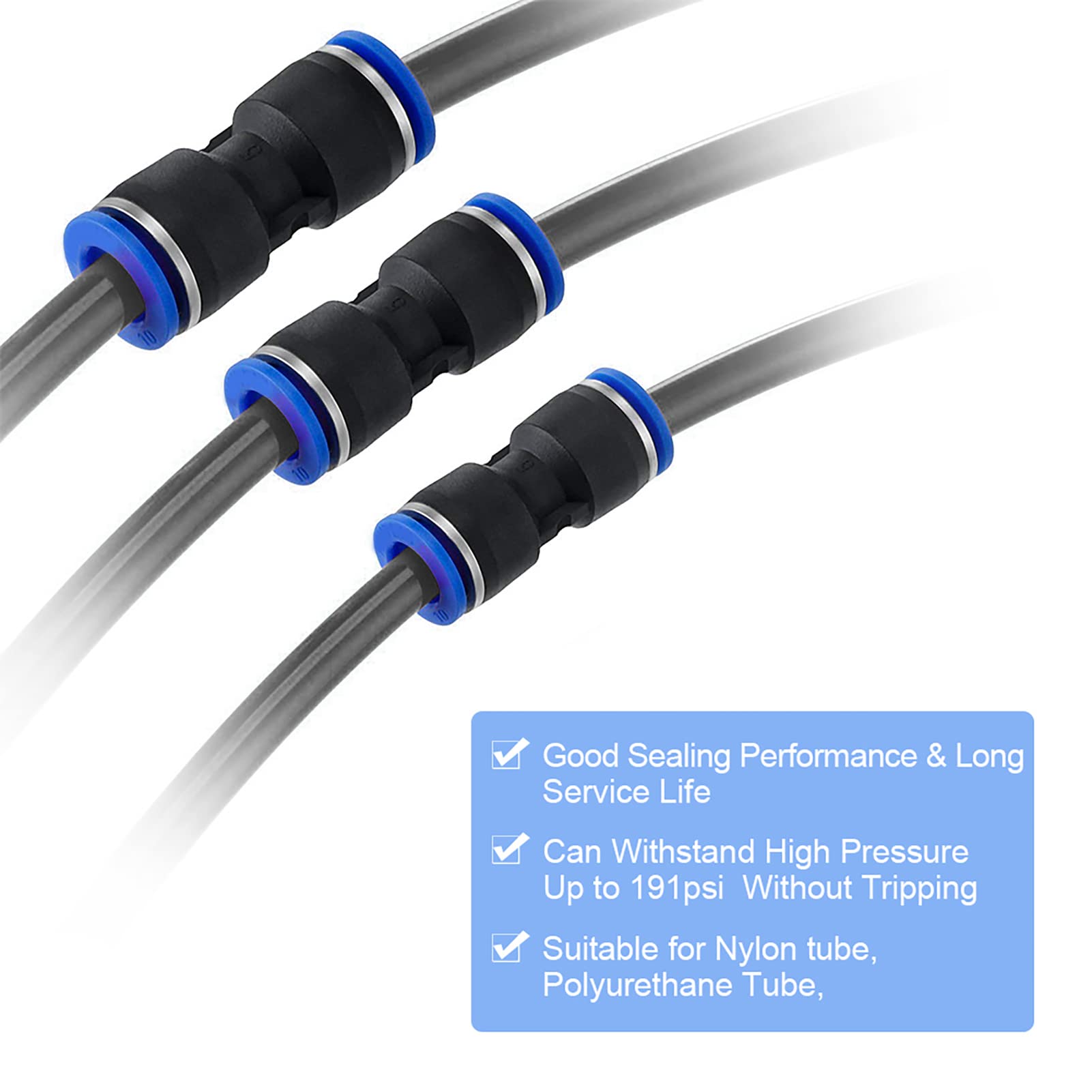 40 * Connettore Dritto Spinta Pneumatica Collega Raccordi - Foto 6