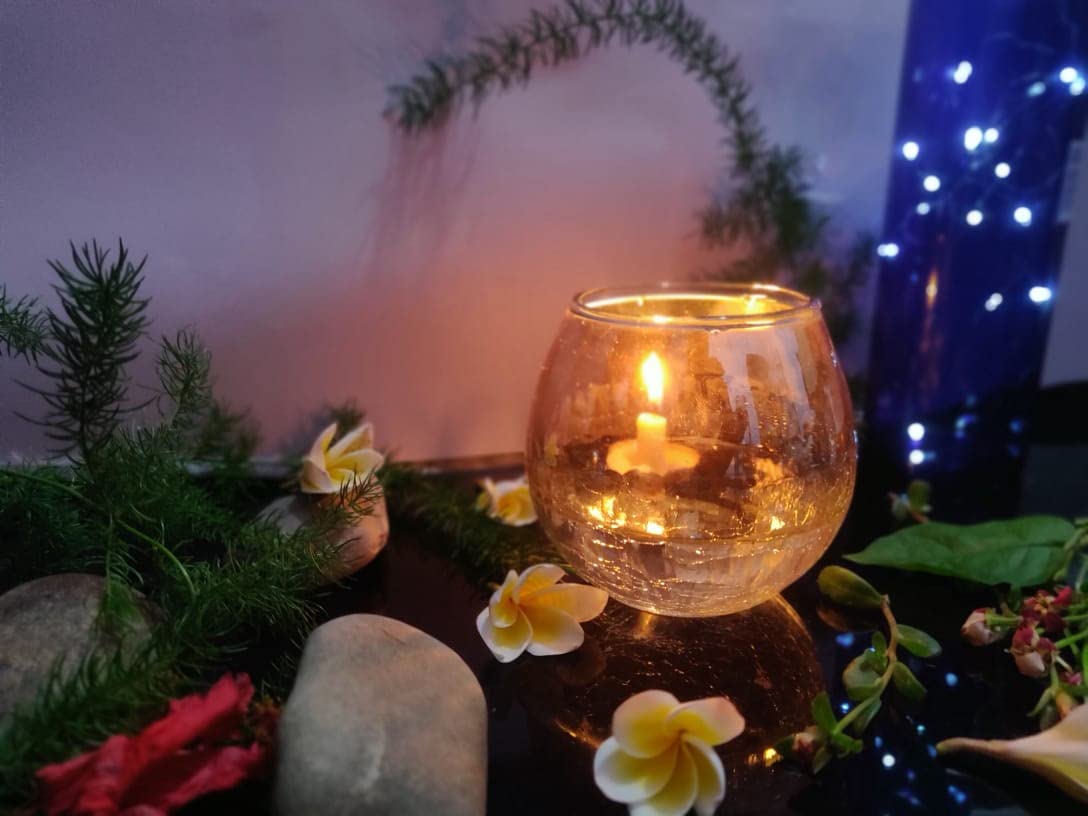 MARWAL HANDICRAFTS Candle Holder for Living Room Bedroom Décor Votive Light Set of 2 Pcs 4x3.5 Inch