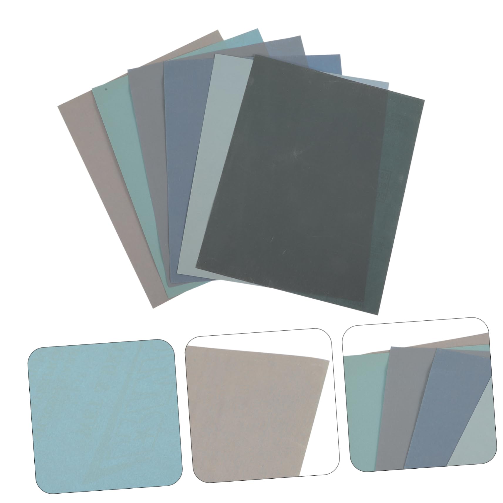 30feuilles Papier Abrasif Sec Lot Grains Pour Polissage Fin Pour Finitions Et Précises