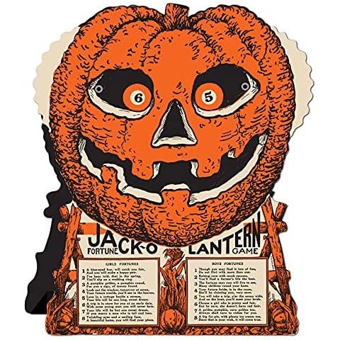 Beistle Halloween Fortune Wheel Game, 9-Inch by 7-1/2-Inch, Multi-Colored Cover
