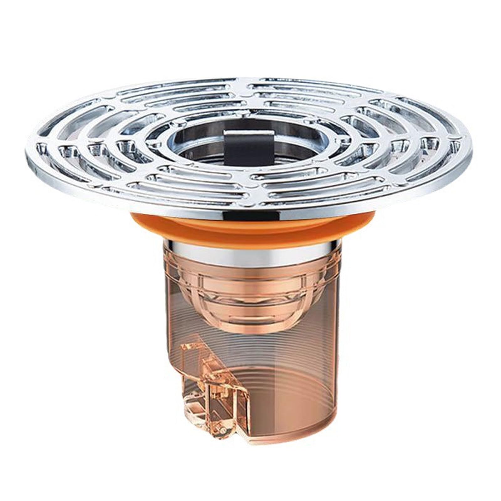 OhhGoShower Drain 90 Degree Drain, Base Magnetic Floor Drain Shower Stopper for Hair