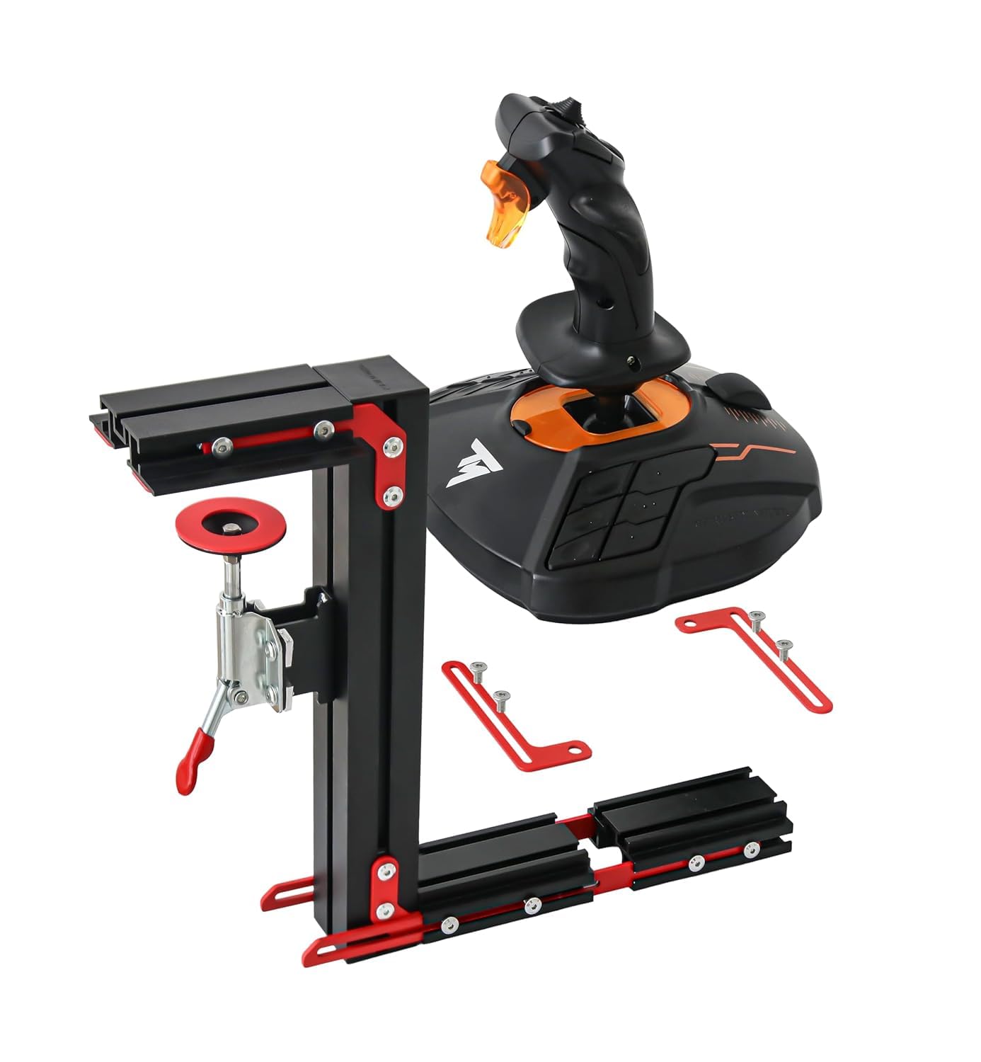 J-Pein The Steel Soporte de Escritorio para Sistemas Joystick, acelerador y hotas. Soporta totalmente Casi Todos Los dispositivos de control de la Tarjeta SIM de vuelo. (No incluido)