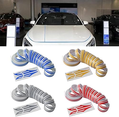 Miniatura 6 de Adhesivo decorativo con patrón de rayas para automóvil, antiarañazos, caravana, caravana, caravana, caravana, caravana, remolque, calcomanías