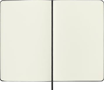 Moleskine Art Plus Sketchbook, Large, Plain, Black, Hard Cover (5 x 8.25)