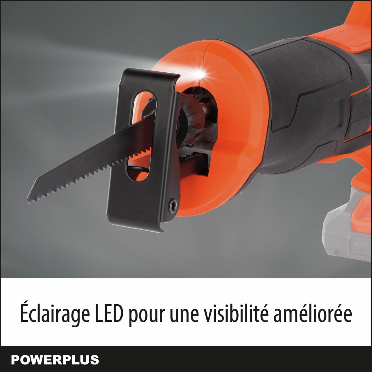 Dual Power Scie Sabre sans Fil de 20 V POWDP25100 - Scie à Guichet à Batterie 2800 min-1 - sans Batterie ni Chargeur