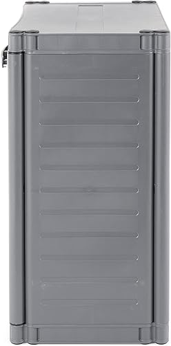 Miniatura 6 de Gracious Living 91048-ONLINE MaxIt - Armario de base resistente de alta calidad con 2 estantes de metal ajustables para almacenamiento de garaje,