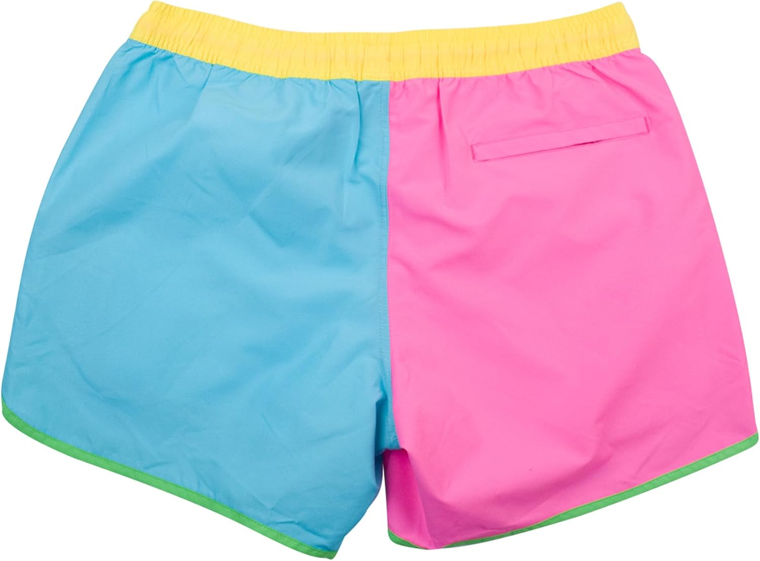 RUGGEDBUTTS Men's UPF50+ Dolphin Hem Swim Trunks
