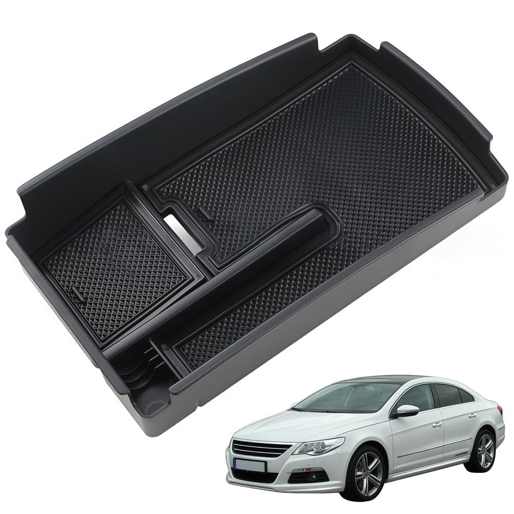 Zqxltsy Centre Console Armrest Organiser for VW Passat CC 2009–2017