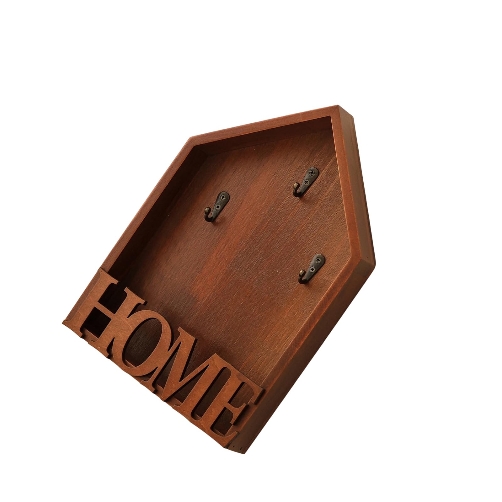 Msioytog Wooden Organiser Metal Hook Designs Space Saving Wall Decoration for Modern Homes Entryway Storage Solution Stylish Scandinavian Display