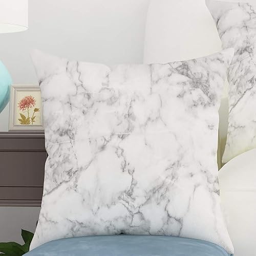 Miniatura 10 de BEROSET - Juego de 2 fundas de almohada decorativas, cuadradas, diseño de decoración del hogar, fundas de almohada de 16 x 16 pulgadas para sofá,