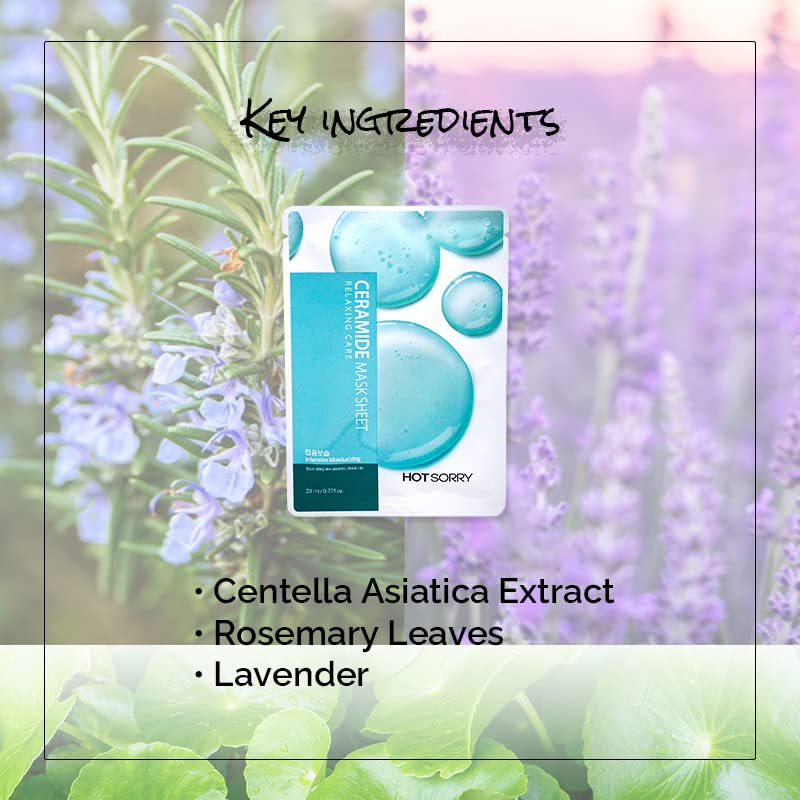 HOT-SORRY-Relaxing-Care-Mask-Sheet-24-Combo-Pack-l-Korean-Mask-I-Moisturizing-I-Soothing-I