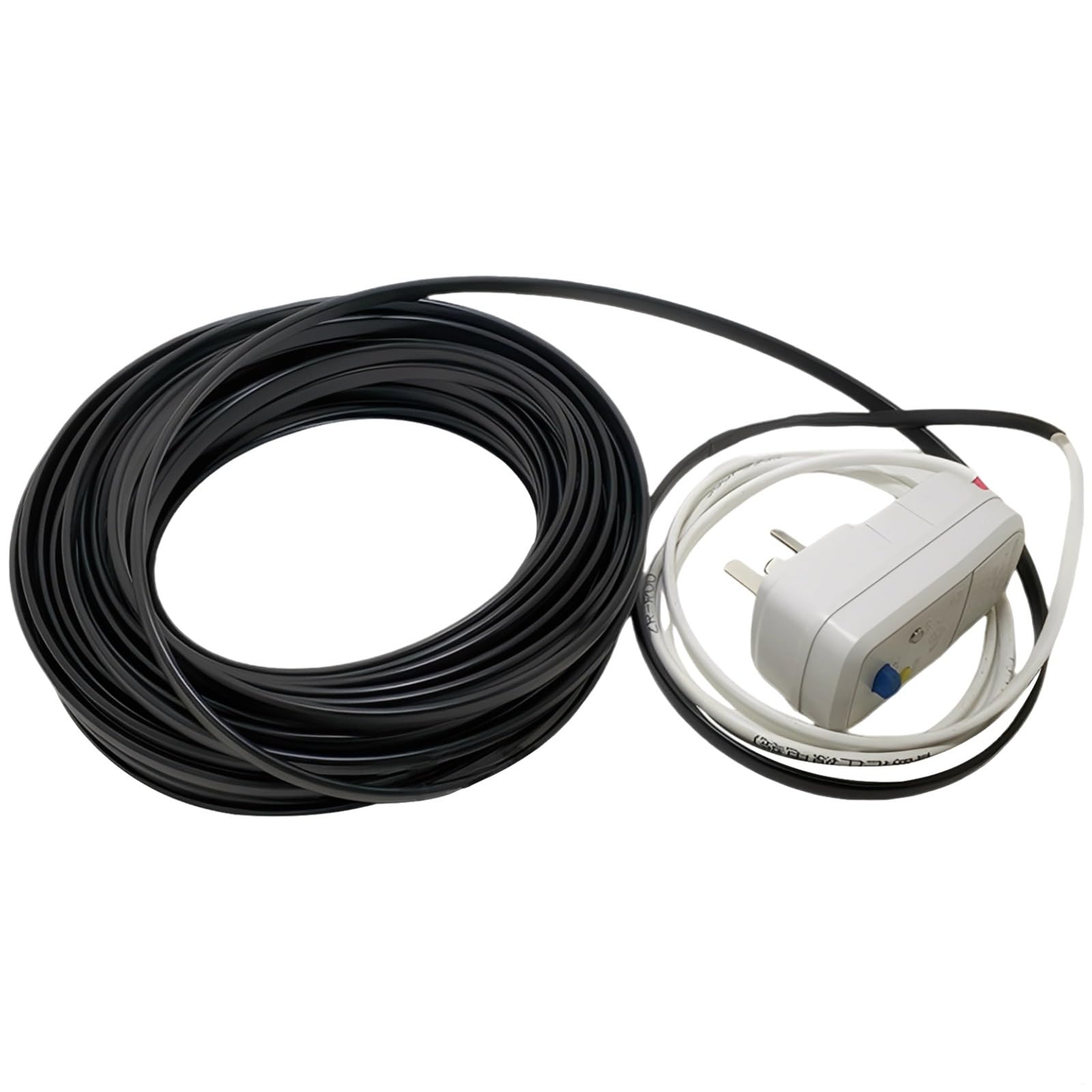 Cable calefactor de tubería autorregulable, 5 m, diseño anticongelante, núcleo de cobre, carcasa ignífuga, para tuberías de agua domésticas, caravanas, desagües