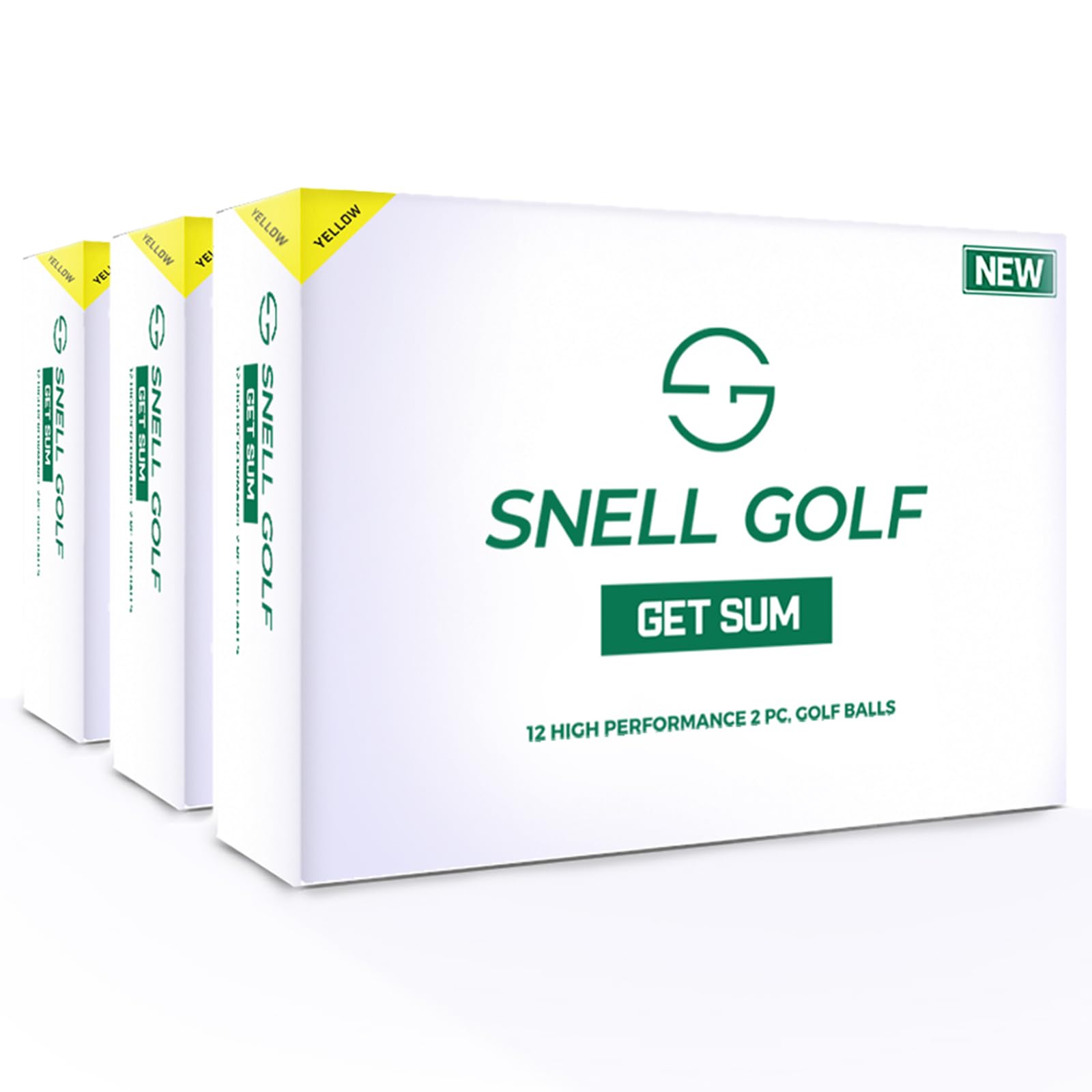 ゴルフボール　SNELL GOLF GET SUM 3ダース＋ティー ハイエンドの2ピースモデル GET SUM 2024 – スネルゴルフ公式