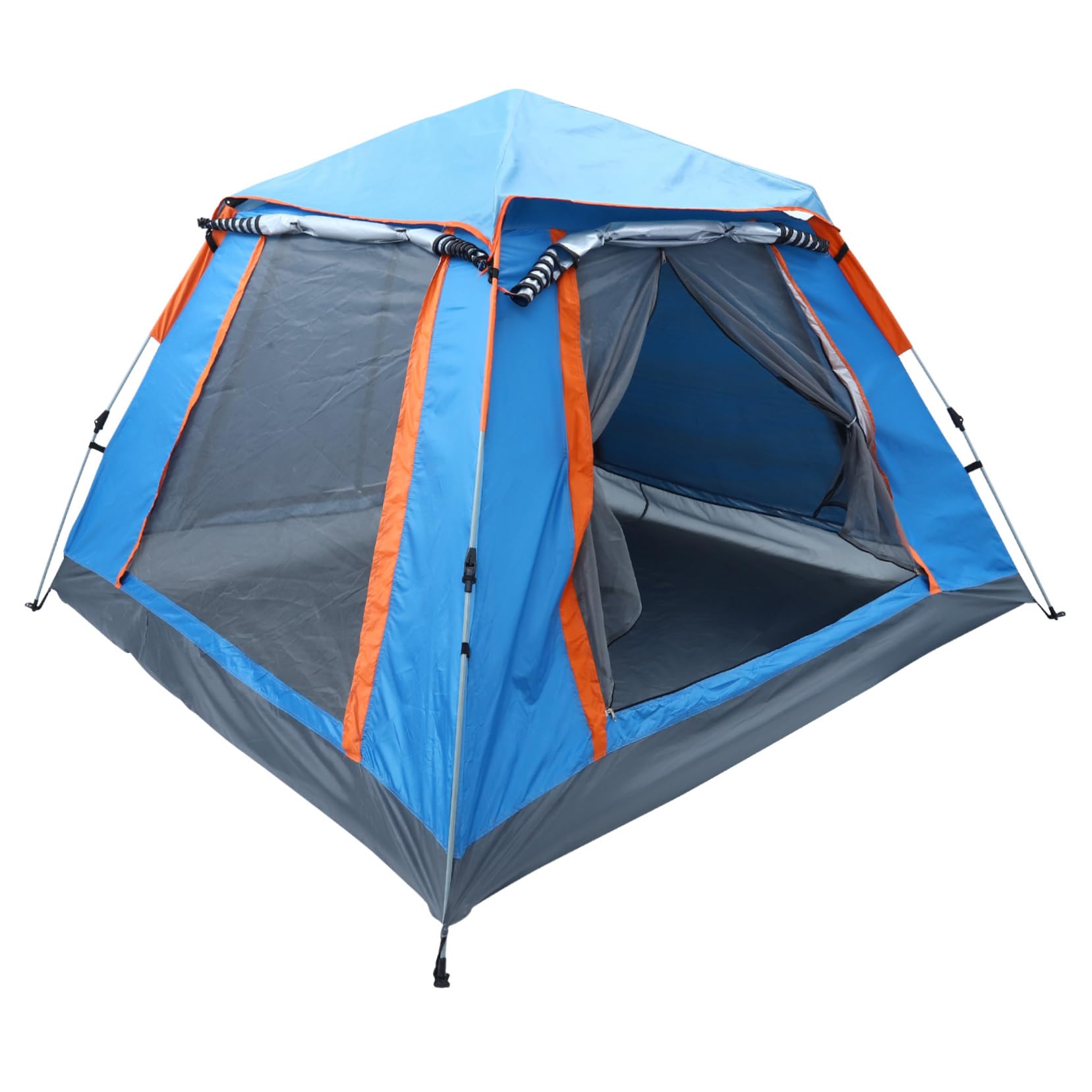 KITANDOVE Large Camping Tent with Auto Folding Design Waterproof and Sturdy Oxford Cloth for Outdoor