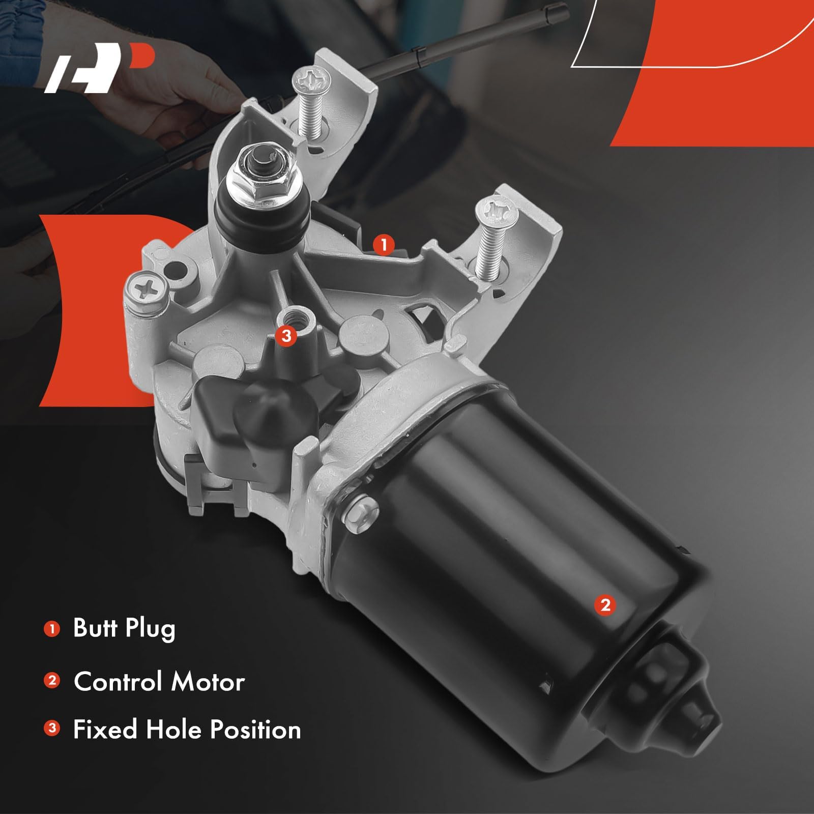 Wiper Motor Replacement For Chevy Trax 2014-2022 - Front Wiper Motor For Left Hand Drive Models