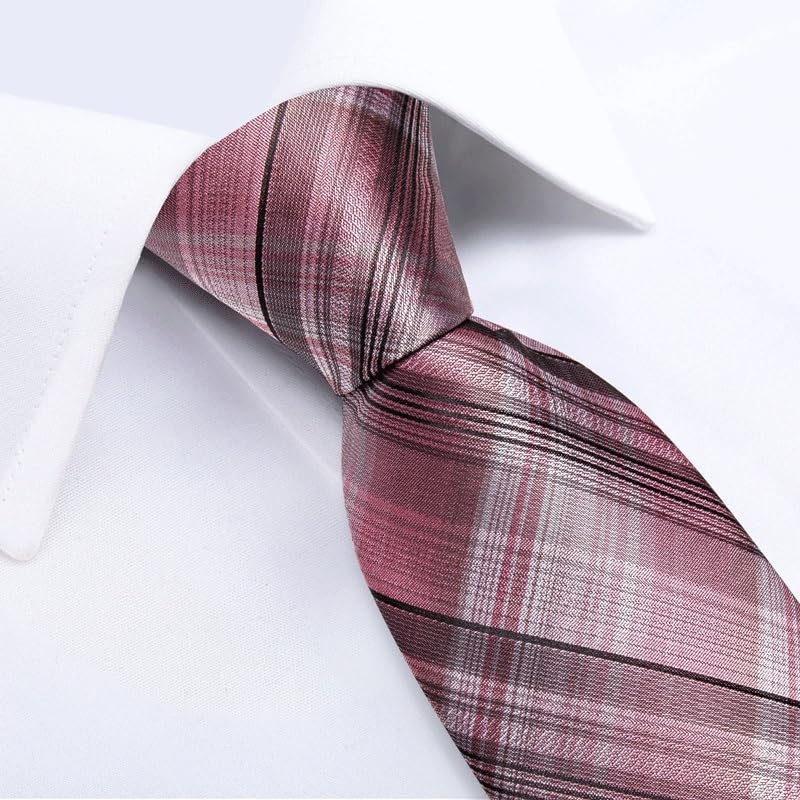 Corbata para hombre 8 cm de ancho, boda y fiesta miniatura 2