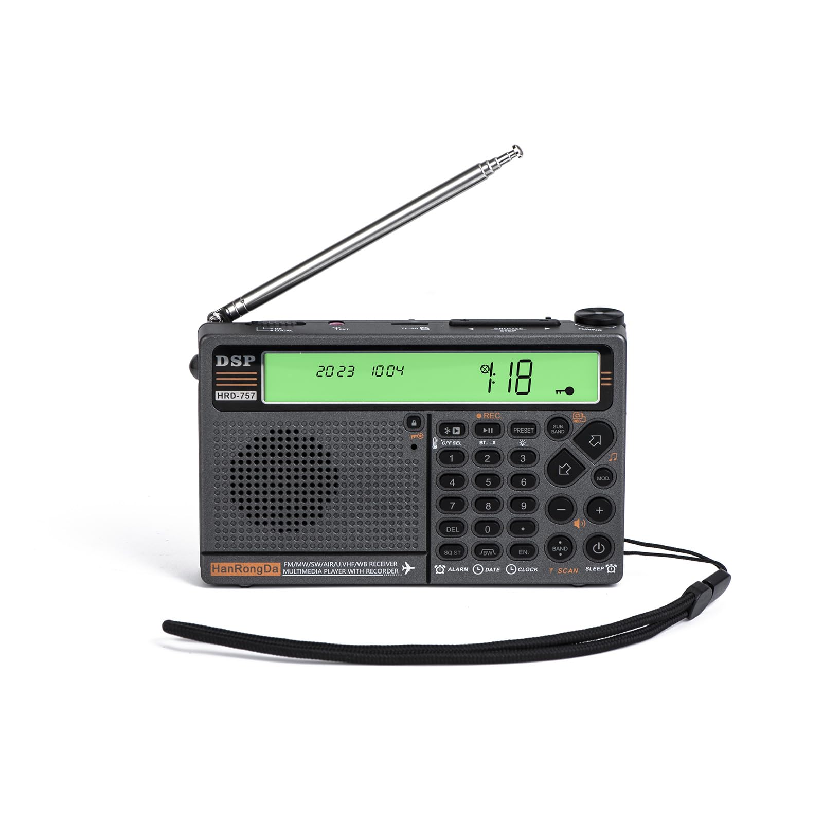 Amazon.co.jp: BCDYH HRD-757 マルチバンドラジオ FM AM MW SW V.UHF