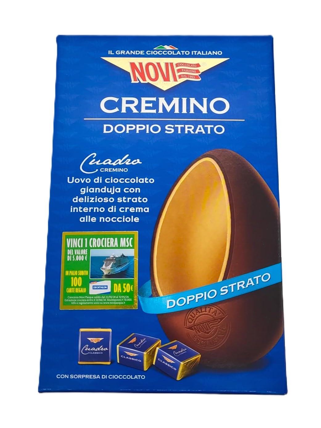 Novi - PASQUA 2024 - Uovo di Pasqua Cremino doppio strato - 280 gr