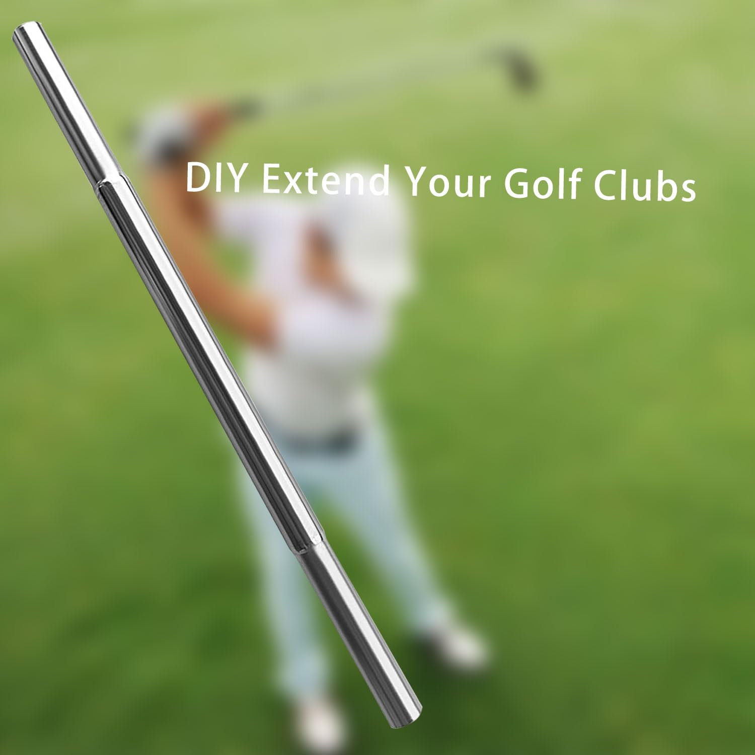 Extensor de palos de golf – Extensores de palos de golf de acero inoxidable de 1,5 cm para alargar tú mismo, reutilizable dos veces por pieza, paquete de 6