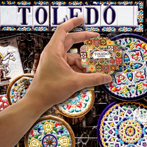 Imán decorativo Alma de Toledo cerámica artesanal miniatura 4