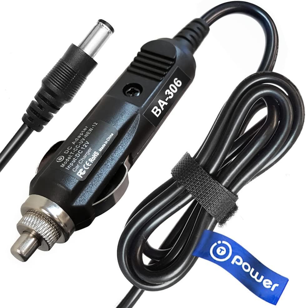 T POWER Car Charger for Inogen One G1 G2 G3 G4 G5 Oxygen Concentrator BA-306 BA306 BA301 OxyGo Portable 1400-1040 & Philips Respironic REMstar : DS150, DS250, DS450, DS550, DS650 DS750 Power Supply