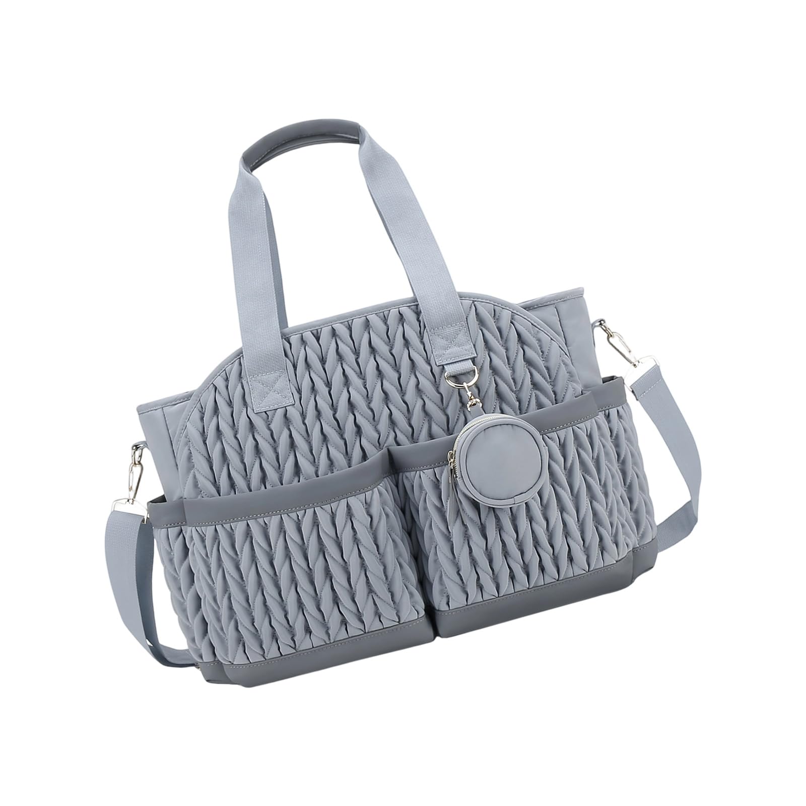 Organizador de pañales de Hombro, Bolsa Acolchada Resistente Agua con Correa de Hombro Ajustable para Salidas Familiares, Bolsa Impermeable