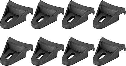 X AUTOHAUX 8pcs Black Car Subwoofer Speak Grill Clips Clamps Install Bay Fit for 4" 6" 8" 10" 12" 15"