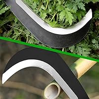 Vista 2 de Billhook - Herramientas de jardín para hoz, cepillo para limpiar hoz, con hoja de acero al carbono, cuchillo para hoz, machete para hoz para hierba