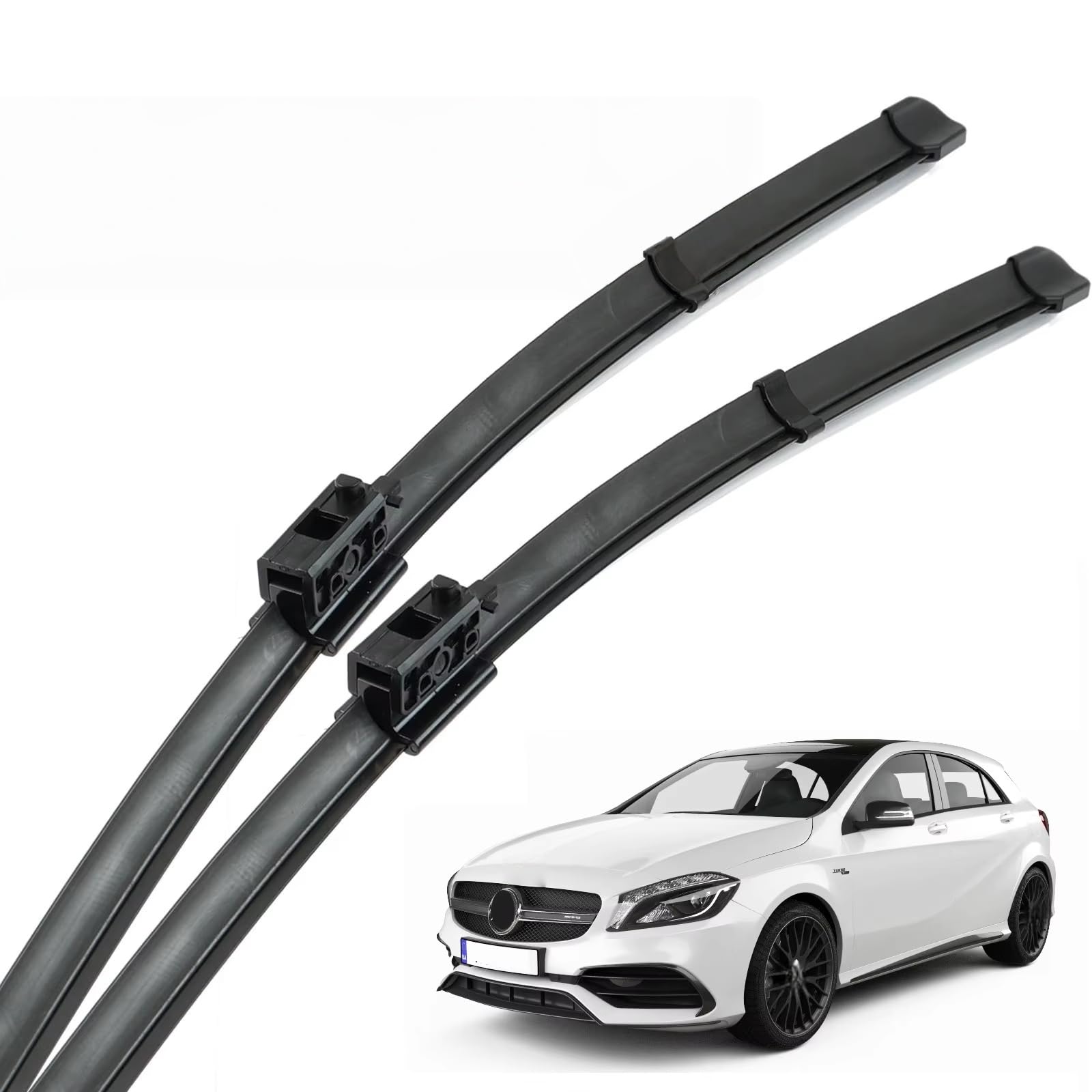 Balais d'Essuie-Glace Mercedes A-Class W176 en Caoutchouc Résistant aux Intempéries