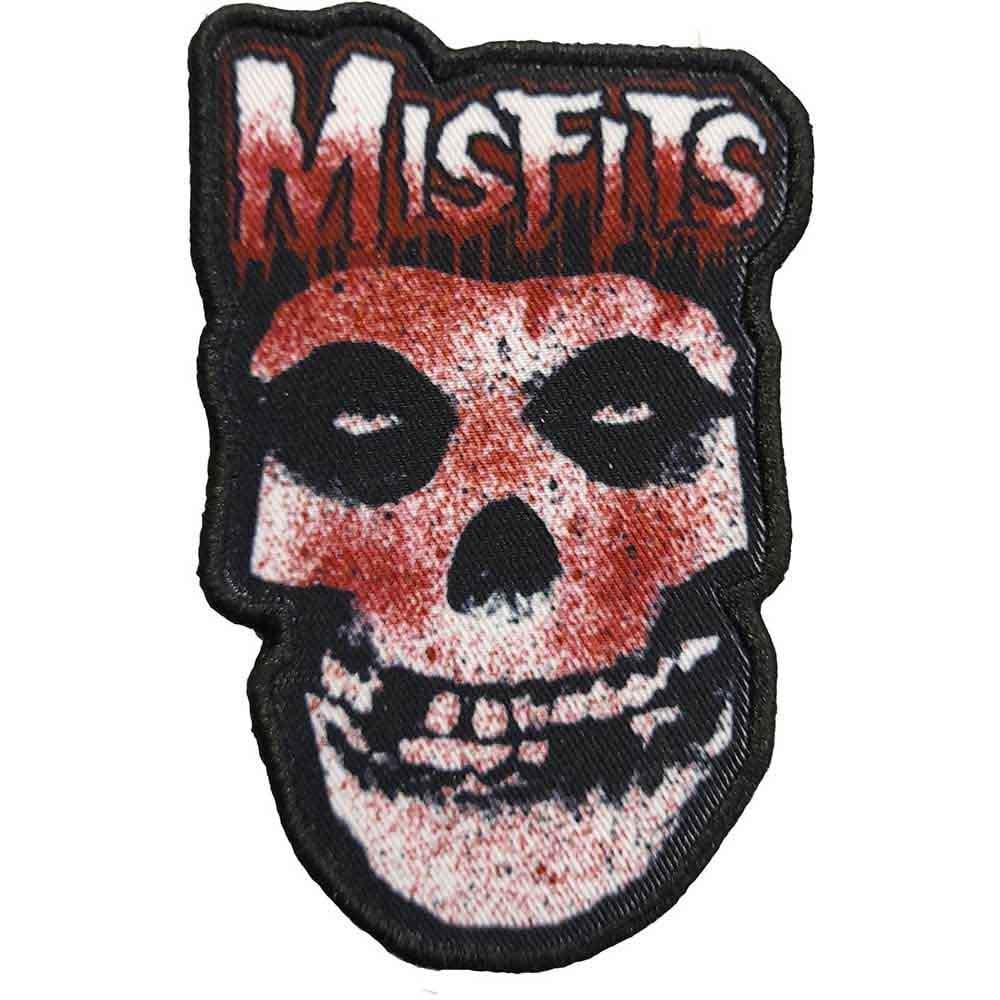 Misfits, MISFITS, BLOOD DRIP SKULL, PRINTED PATCH, PATCH