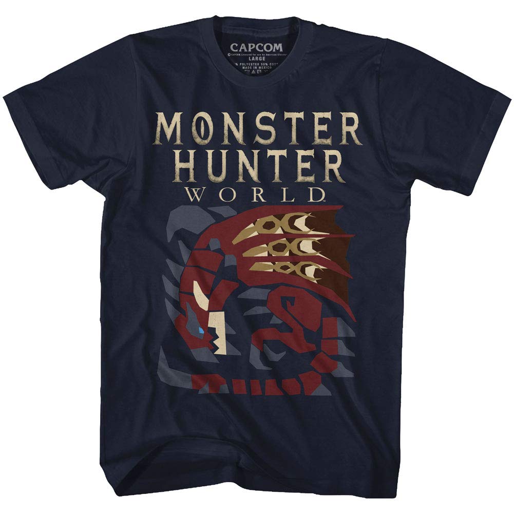 American ClassicsMonster Hunter Fantasy Action Role-Playing Video Game Large Dragon T-Shirt Tee