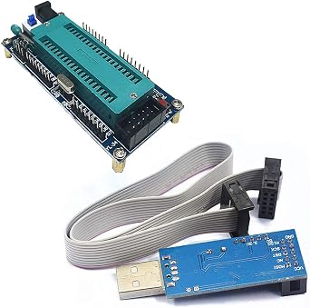 Wondiwe AVR ATMEGA System Development Board and USB ATMEGA8 ISP Programmer 51 Module